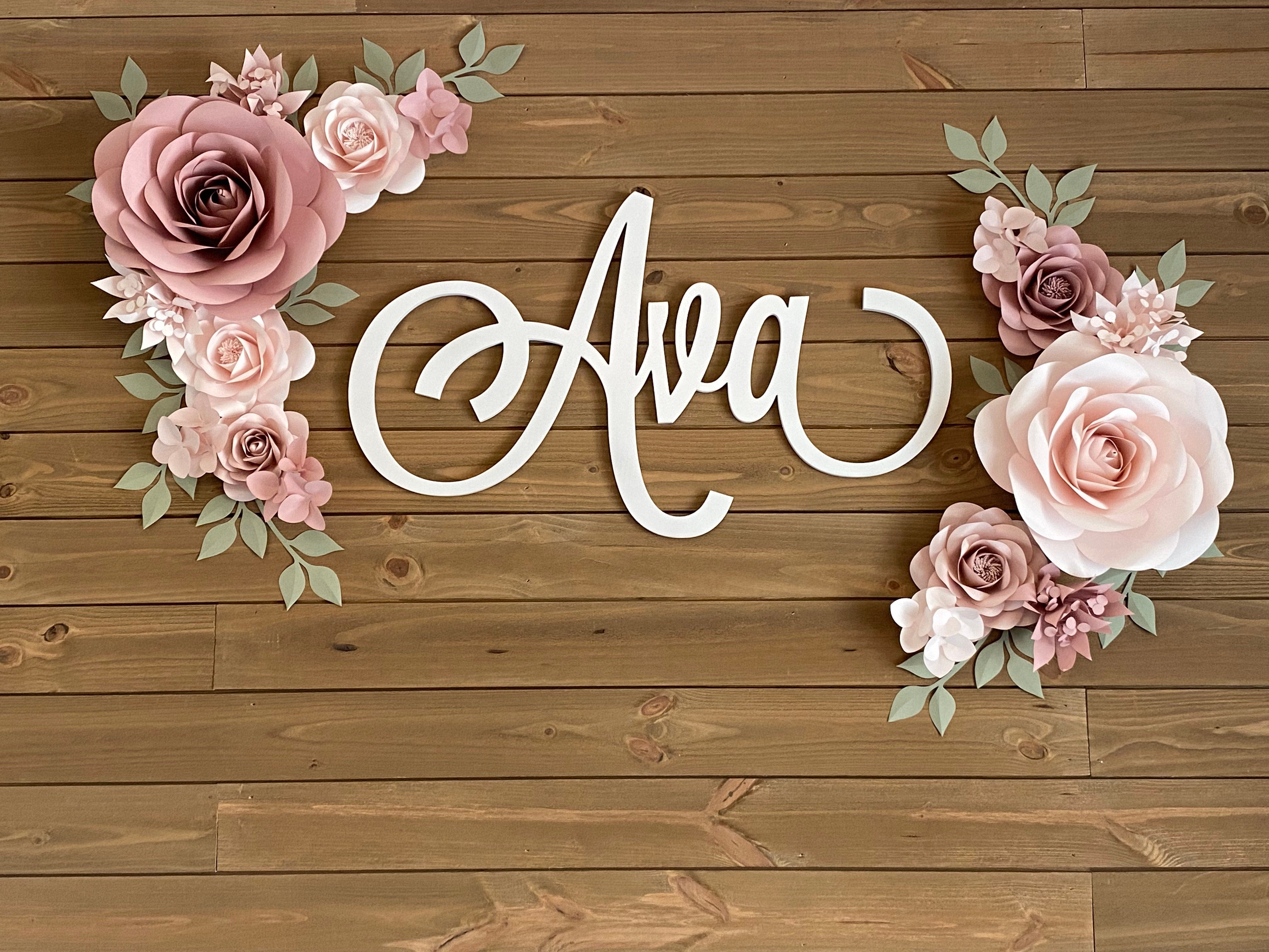 Paper Flowers Home Wall Decoration – Mio Gallery