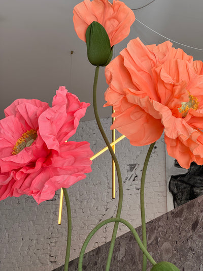 Oversized paper flowers - set of 4