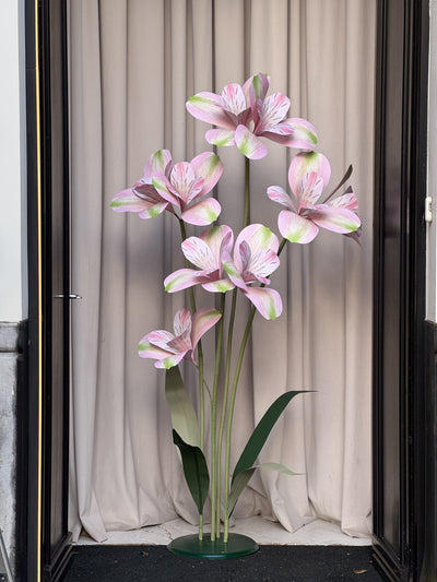 Soft Pink Large Paper Flowers - Alstroemeria