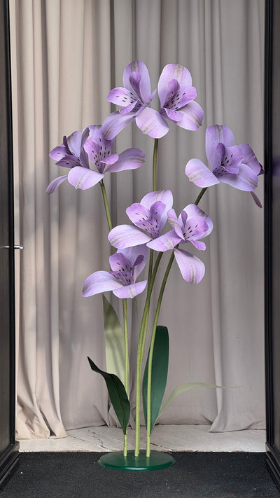 Purple Giant Paper Flowers - Alstroemeria