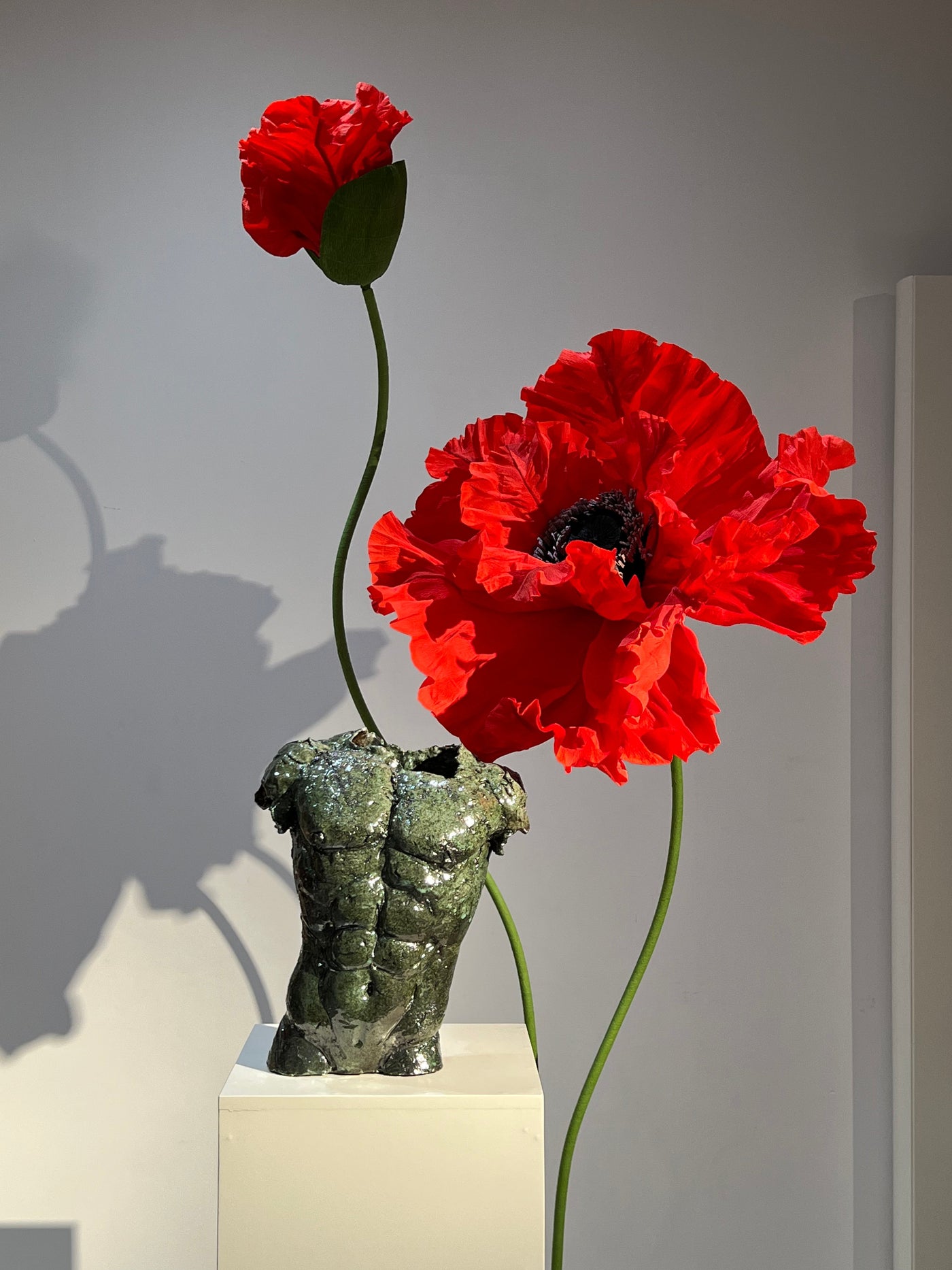 Oversized paper poppies, making a statement in your event or home decor.