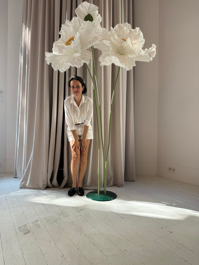 Big paper flowers for decoration