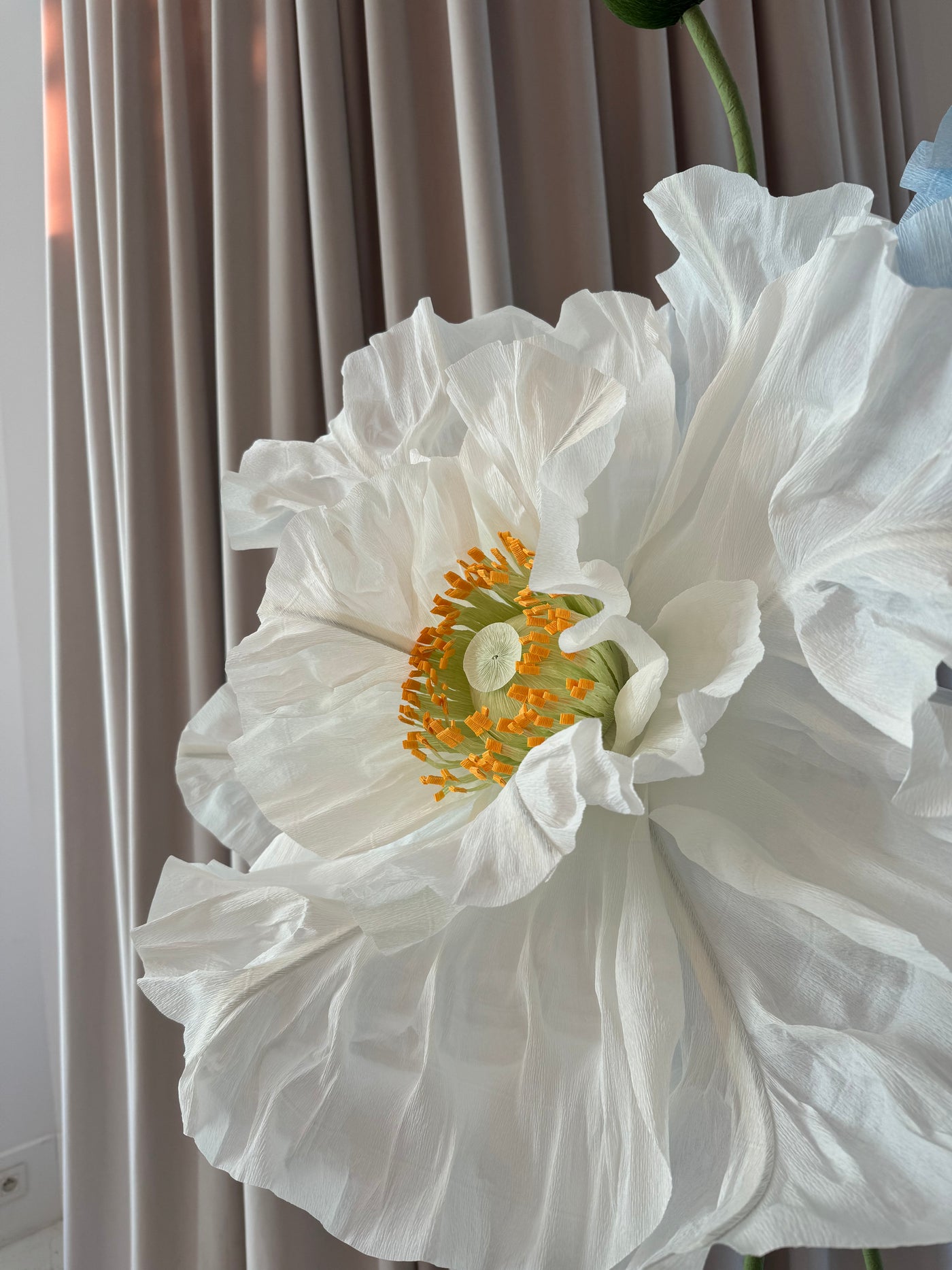 Large paper flowers with flexible stems by mio gallery