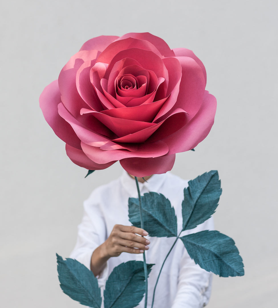 Paper Flower Props for Love Story • Giant Paper Flower - Mio Gallery