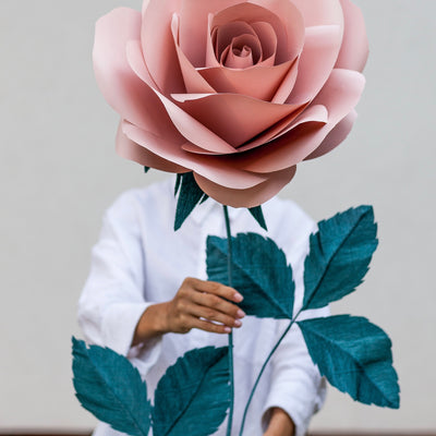Dusty Rose Paper Flower • Bridesmaids Bouquet - Mio Gallery