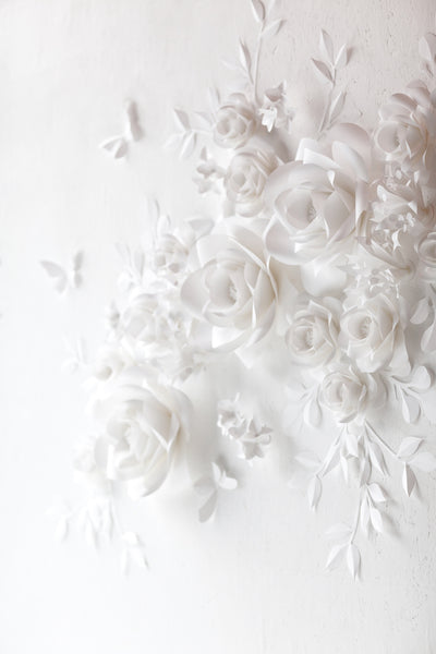 Dreamy White Paper Flowers: Set the Stage for a Memorable and Picturesque Experience