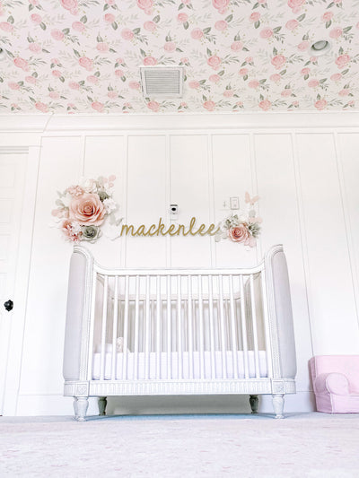 Captivating Paper Flowers Over the Bed: Elevate Your Toddler's Room Decor